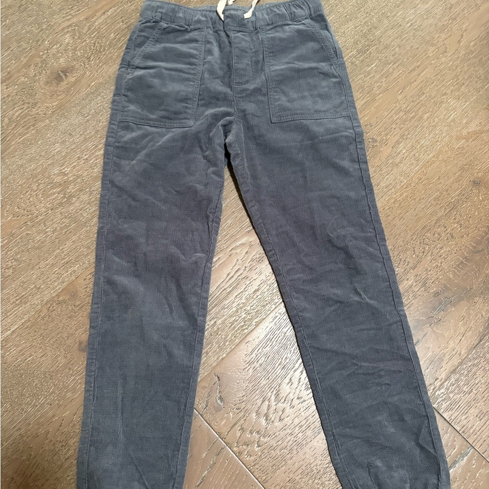 Hanna Andersson size 140 (10) Grey Corduroy Pants